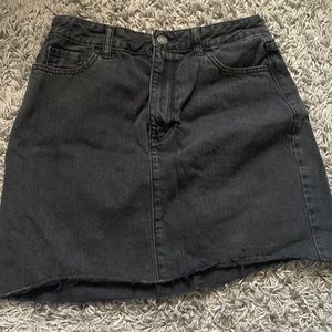 Hollister jean skirt